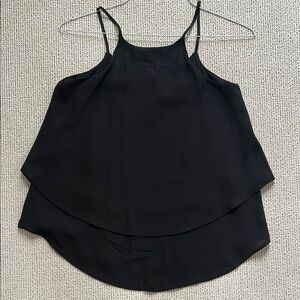 Emmelee for F.C. Black Asymmetrical Sleeveless Camisole🌿